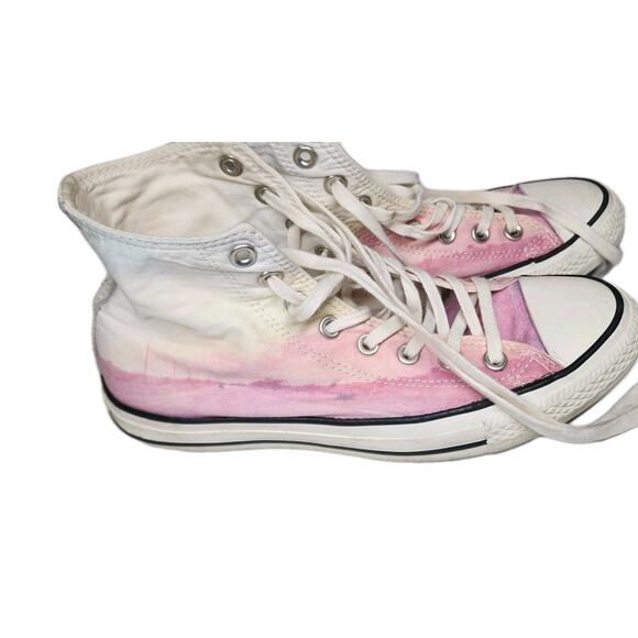 Chuck Taylor All Star Pink HI Top style # 551629C size 9 Uk 7 - Picture 2 of 11